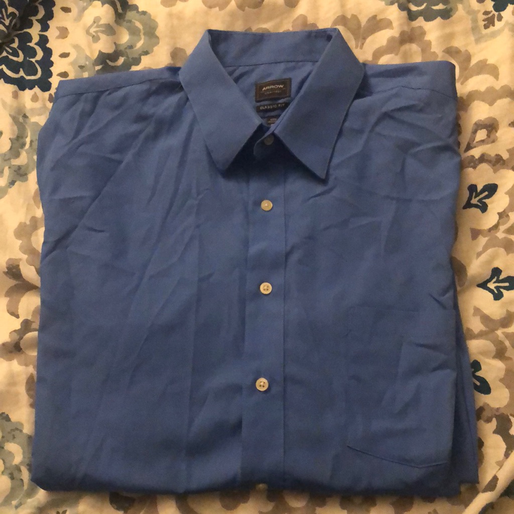 Men’s Blue Dress Shirt